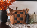Checker Slouch Purse