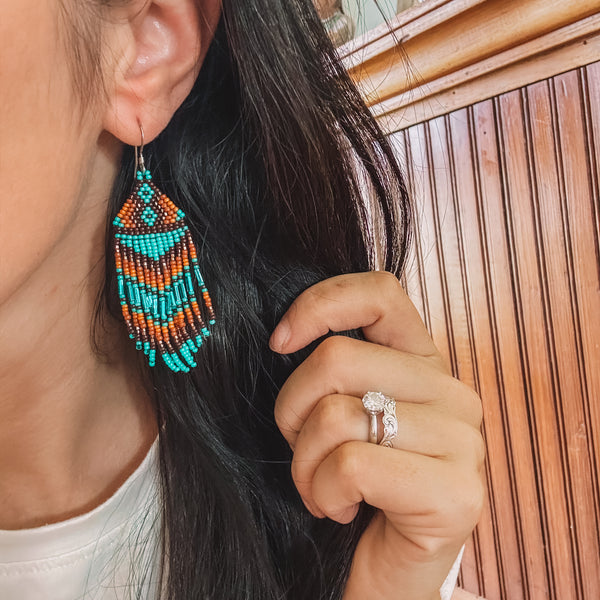 Navajo Rug Earrings